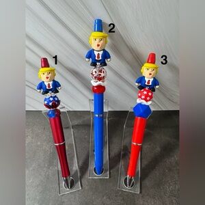 Trump Beaded Pens, President Trump Pen, Beaded Pens